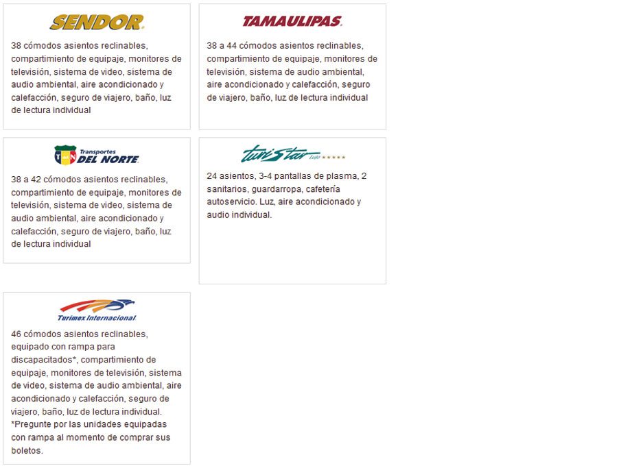 Venta de Boletos de Autobus y Renta de Autobuses