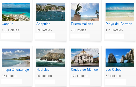 Destinos más populares